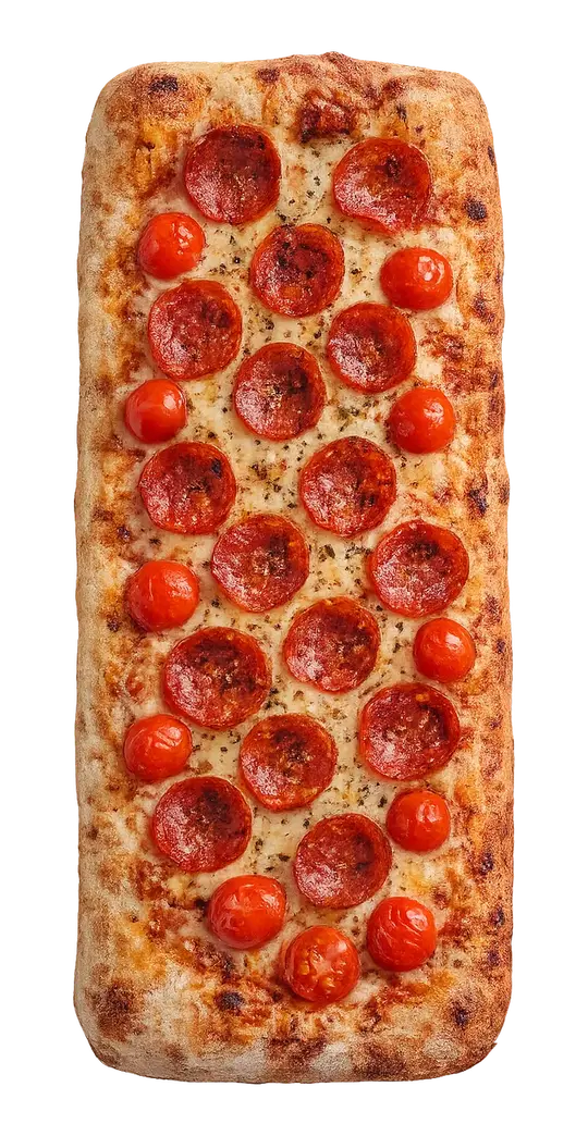 Pizza retangular DOCA Brooklin com pepperoni