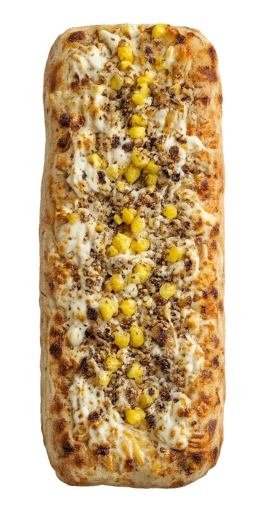 Pizza retangular DOCA Rio com frango e milho